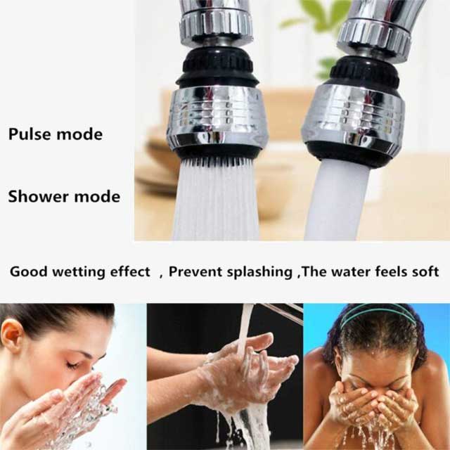 Bubbler High Pressure Faucet Extender - Water Saver for Increased Flow and Efficiency