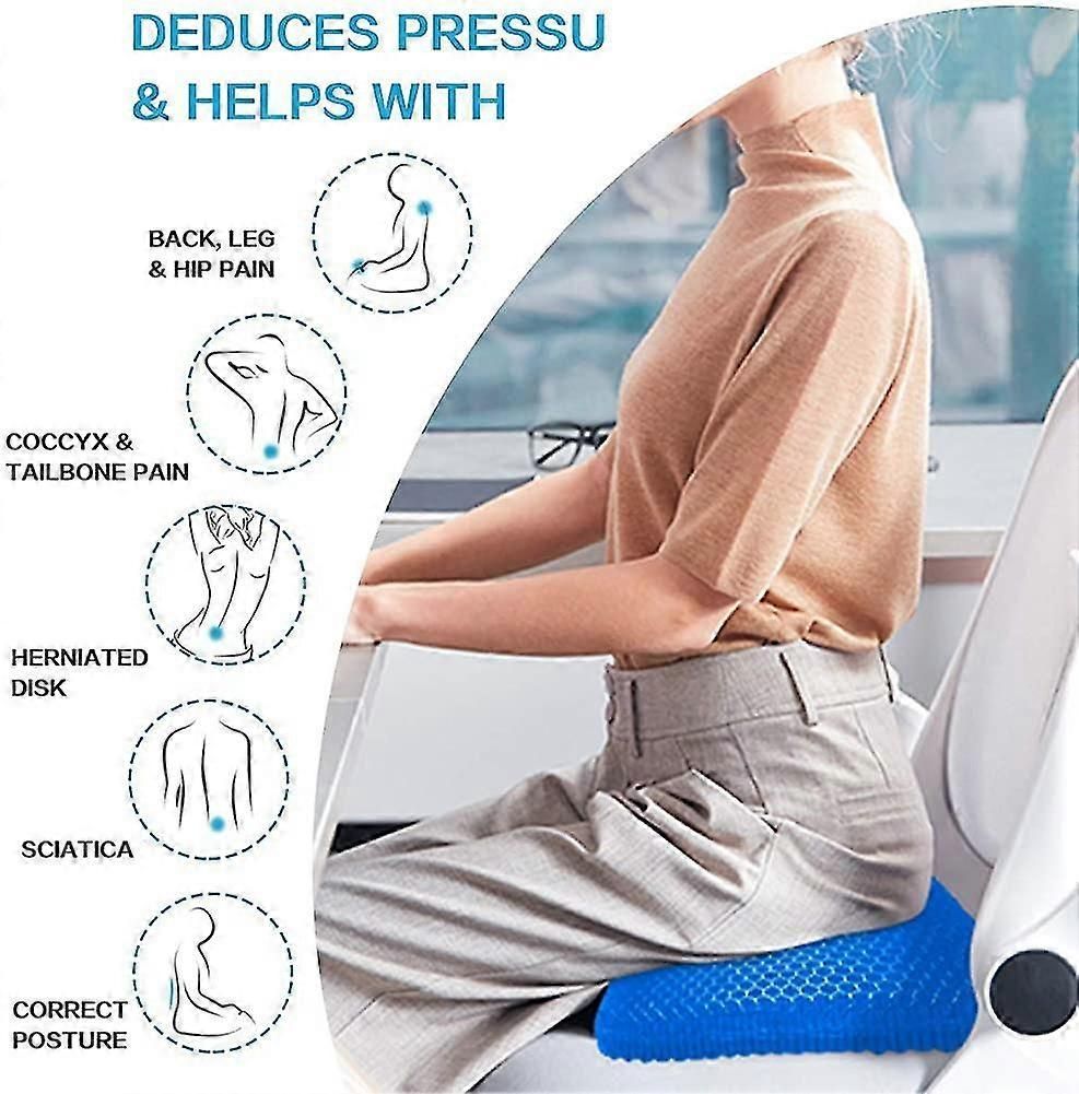 Orthopedic Decubitus Chair Cushion With Non-slip