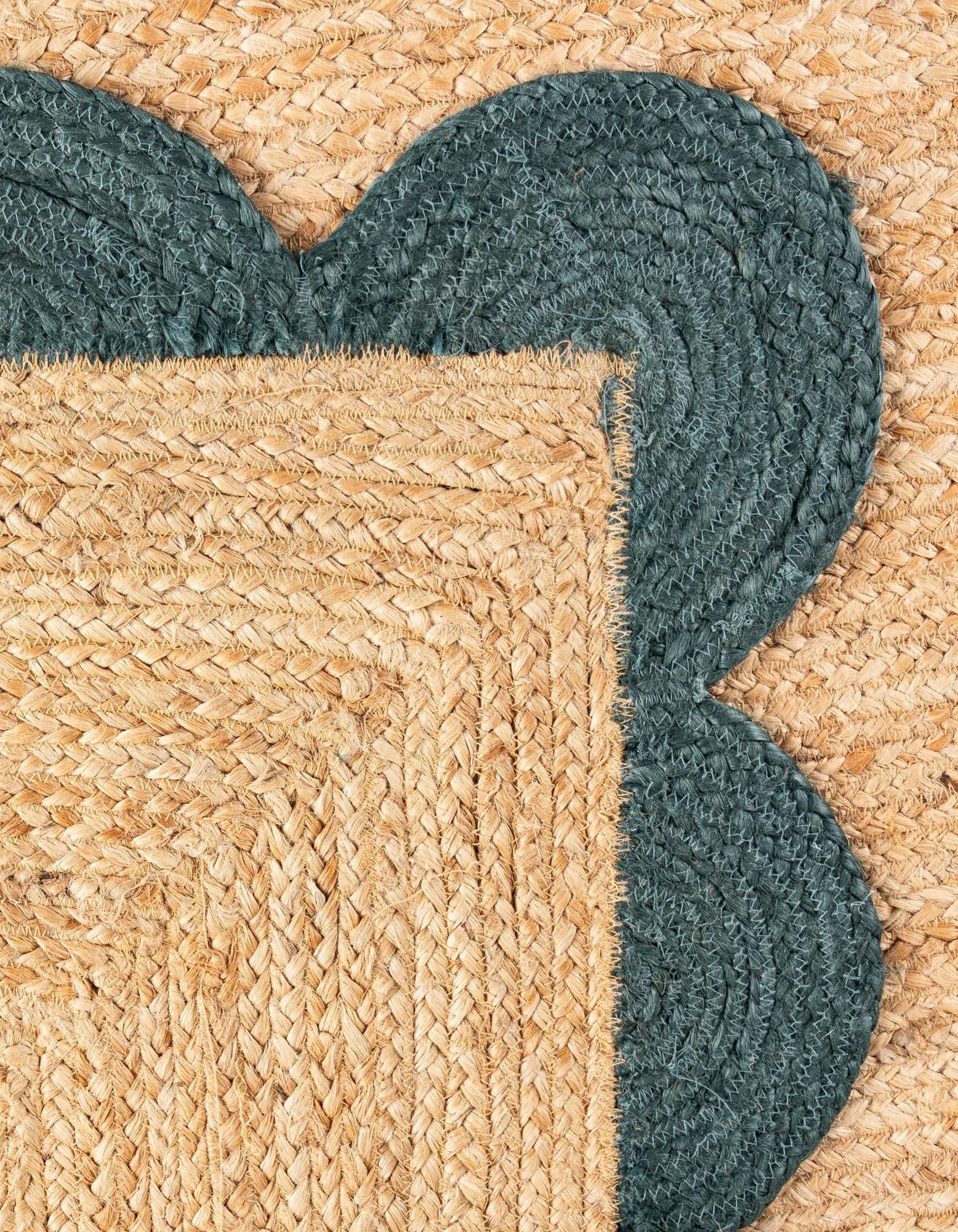 Handmade Braided Natural Jute Eco Friendly Round Floor Area Rug