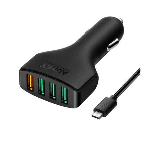 AUKEY 4 PORT CAR CHARGER