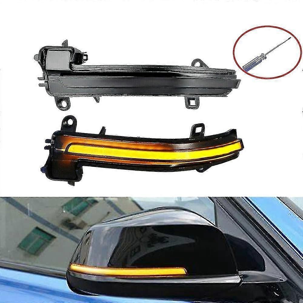 Car Led Dynamic Rearview Mirror Light Turn Signal Light Indicator Blinker For-for BMW F20 F21 F22 F30