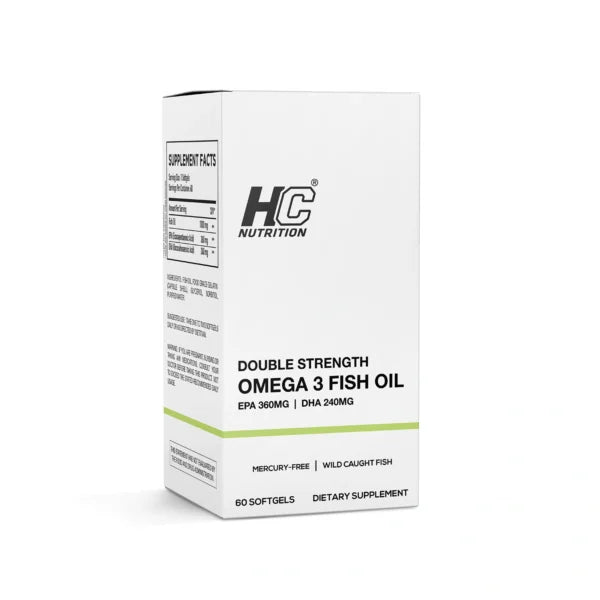 HC DBL STRENGTH OMEGA 3 FISH OIL 60 CAP