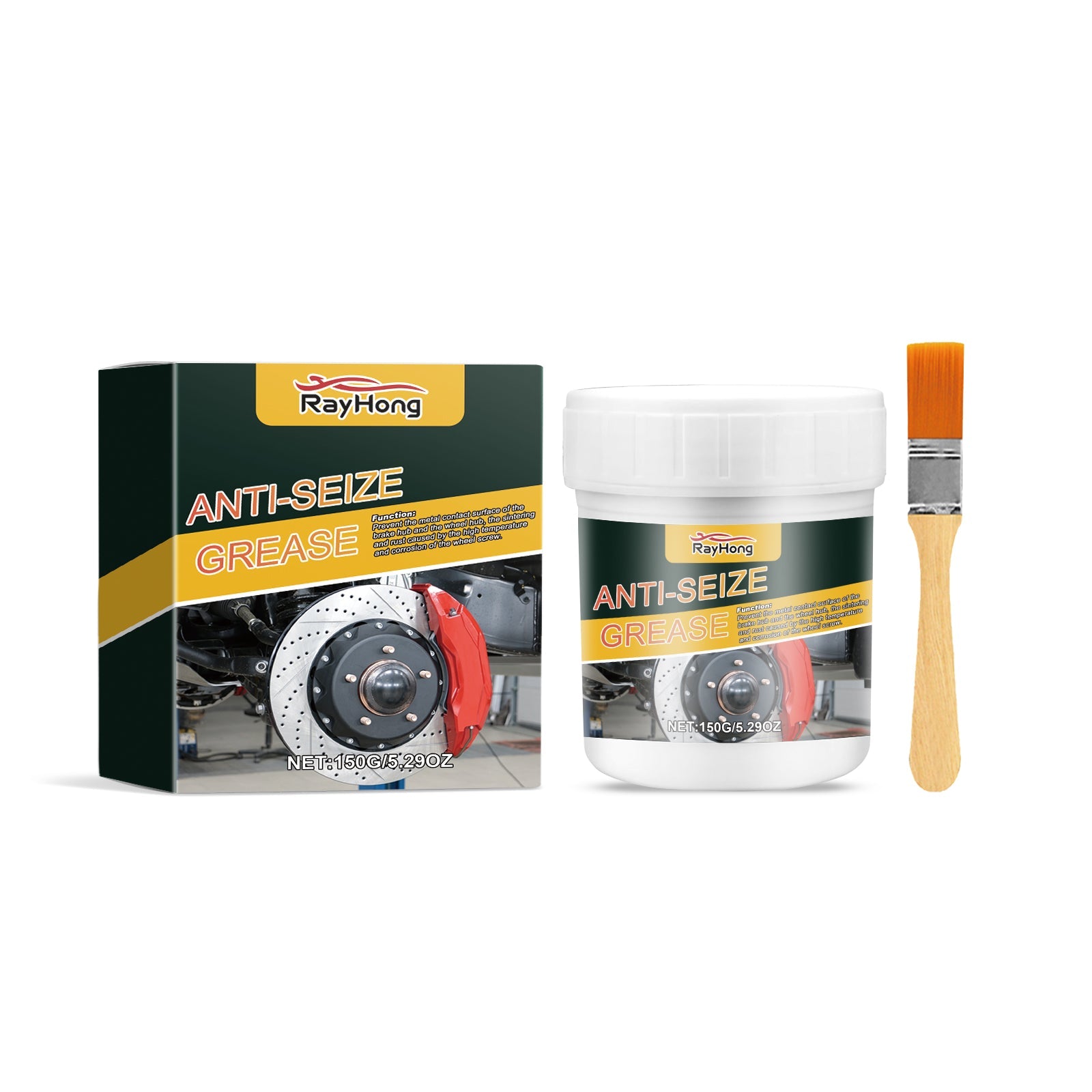 Automobile Brake Wheel Grease, Anti-Bite, Rust Prevention, High Temp Lubricant ,1set