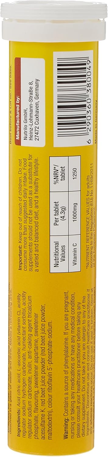 فيزي فيت سي 1000 ملغ برتقال إيف تاب 20 حبة