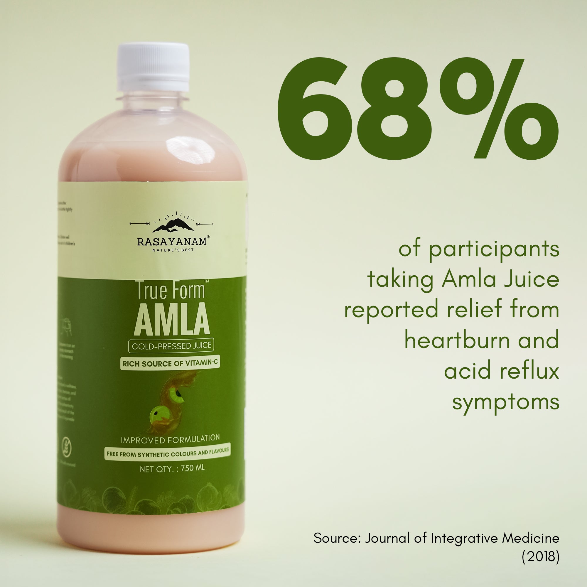 Rasayanam Pure Amla Juice - 750 ML