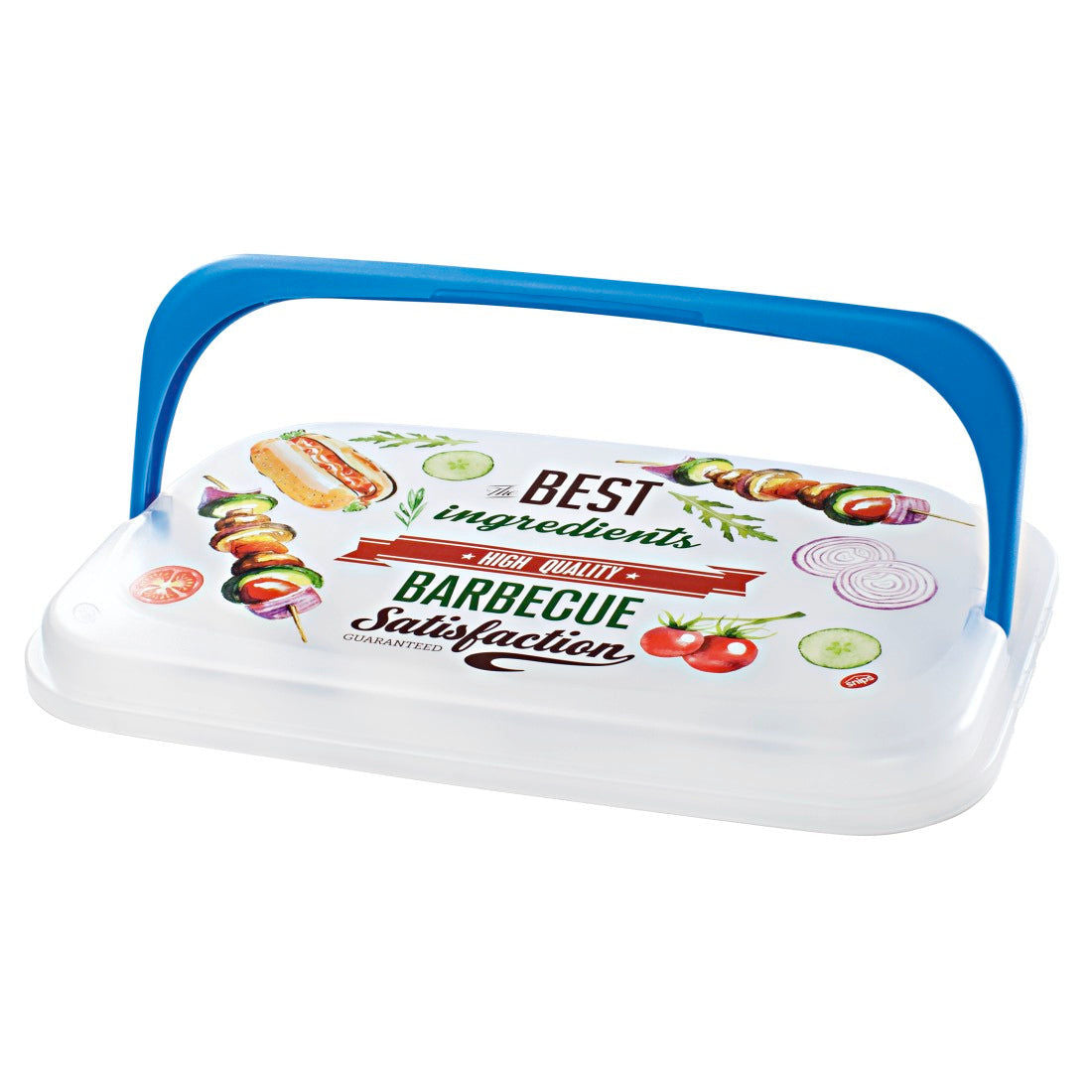 XAVAX 111496 BBQ Transport Box with cold packs, 43 x 27.5 x 11 cm