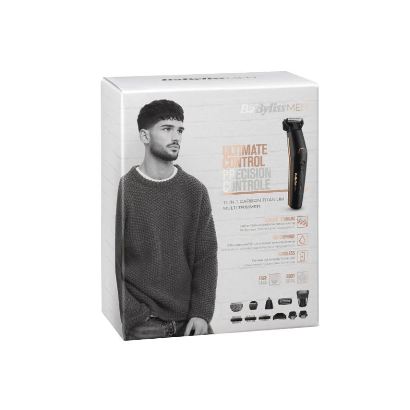 Babyliss Waterproof Carbon Titanium Multi Trimmer Kit 11 In 1, MT860SDE