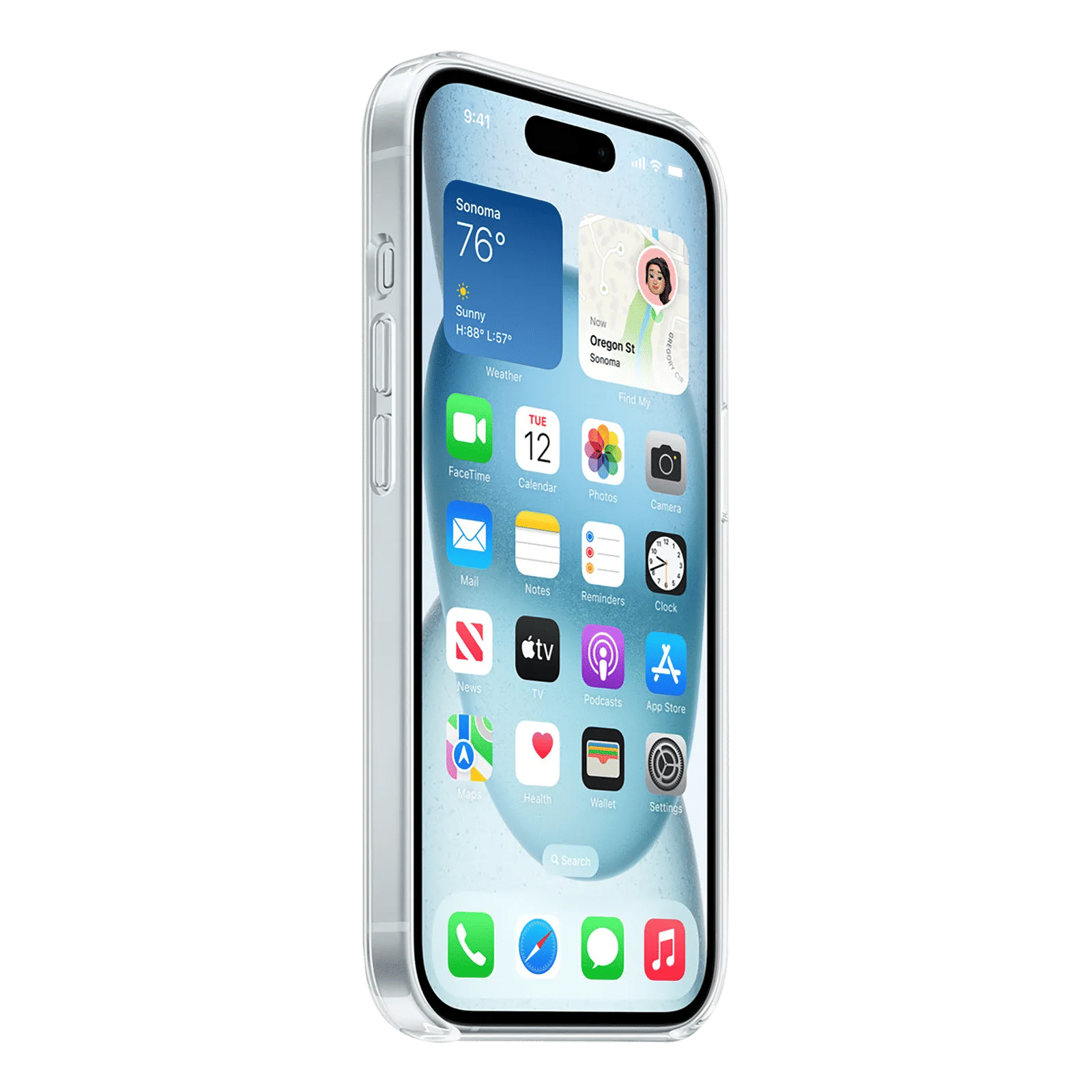 Apple iPhone 15 Clear Case with MagSafe