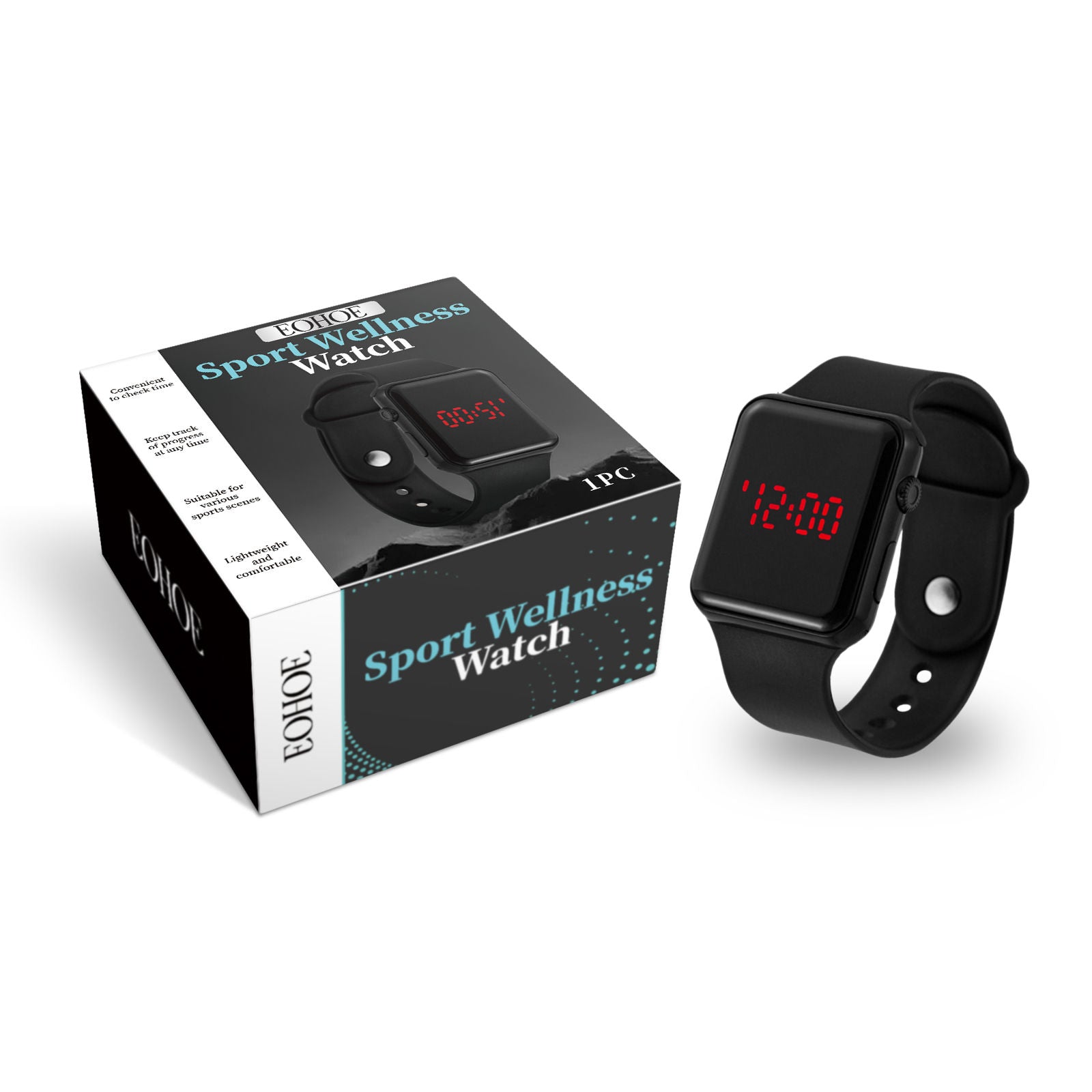 Body Care Watch, Fitness Tracker, Outdoor Running, Sports, Daily Wear ,1pcs