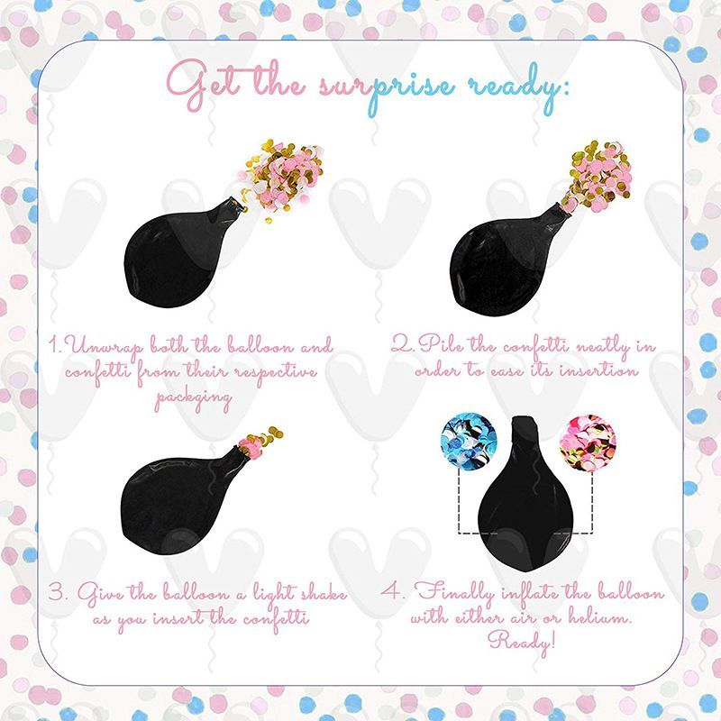 Gender Reveal Decorations Baby Boy Or Girl Gender Reveal Party Supplies Kit