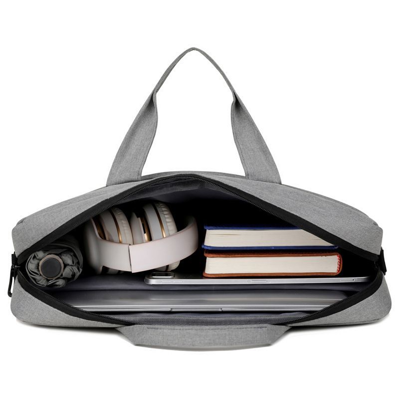 Men Laptop Shoulder Bag Large Capacity Business Briefcase Notebook Shoulder Bag Gift