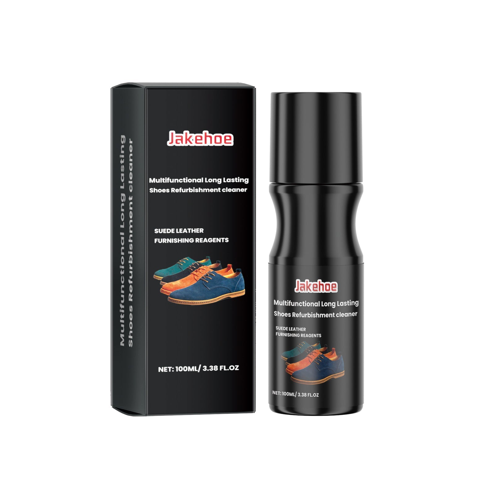 Black Vamp Cleaner, Multi-Functional Sneaker Stain Remover, Protects & Brightens ,100ml