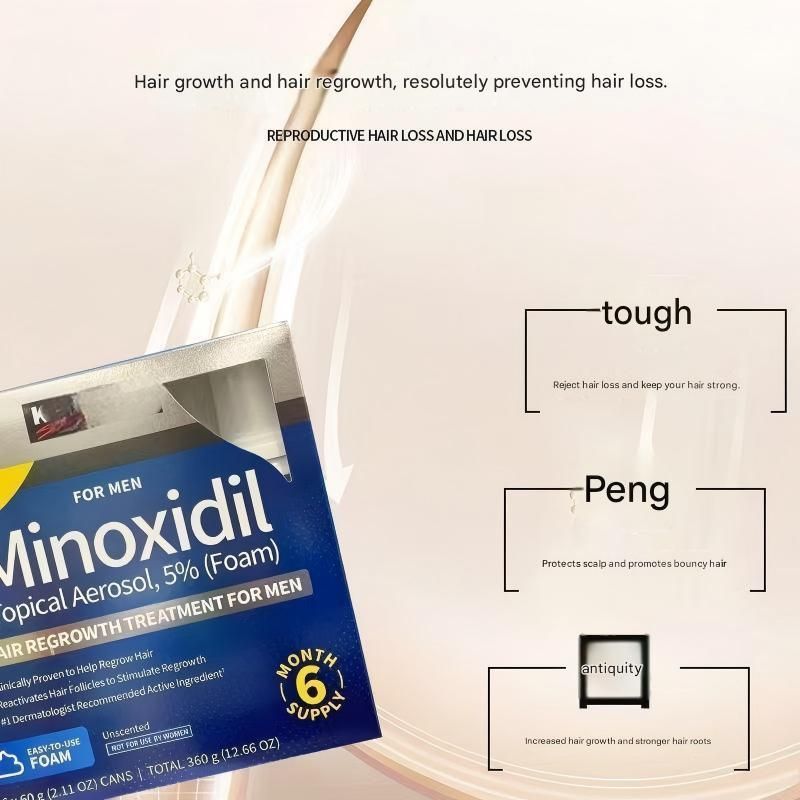 Minoxidil Topical Solution 5% (Men's Hair Regrowth Treatment)