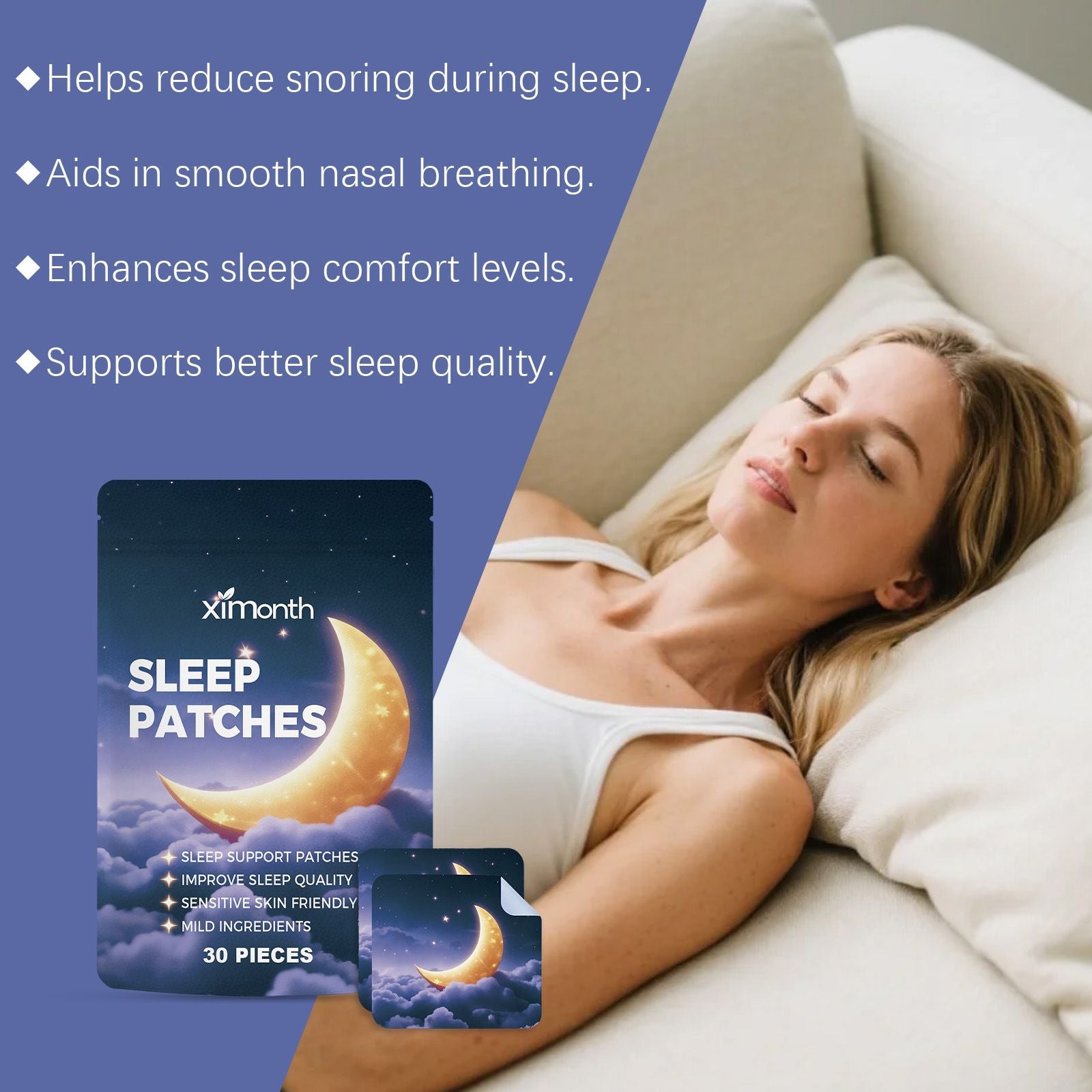 Sleep Care Patches Night Relaxation Stickers 30pcs