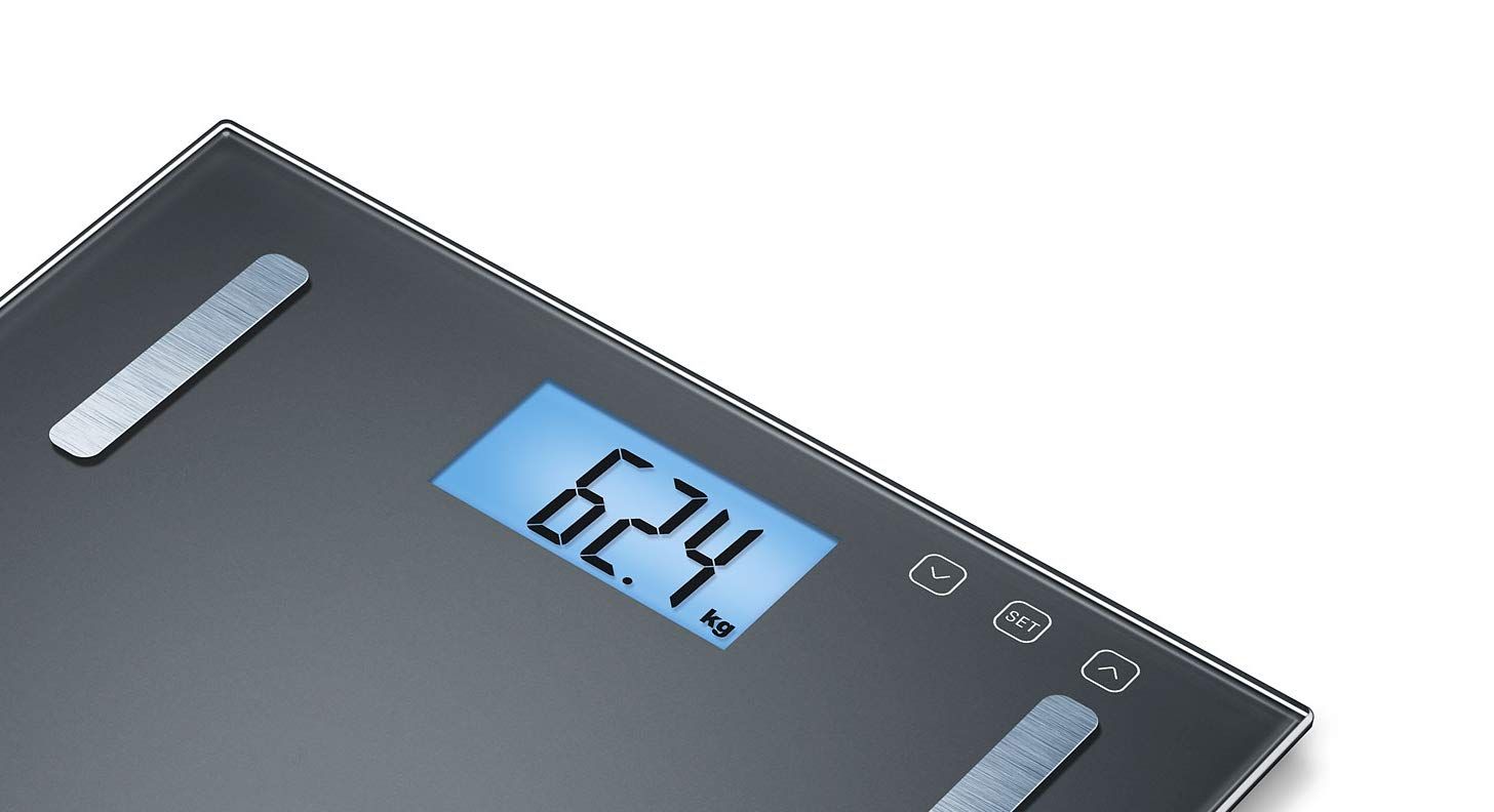 Beurer BF 180 Diagnostic Body Fat Scale with BMI Calculator and Large LCD Display