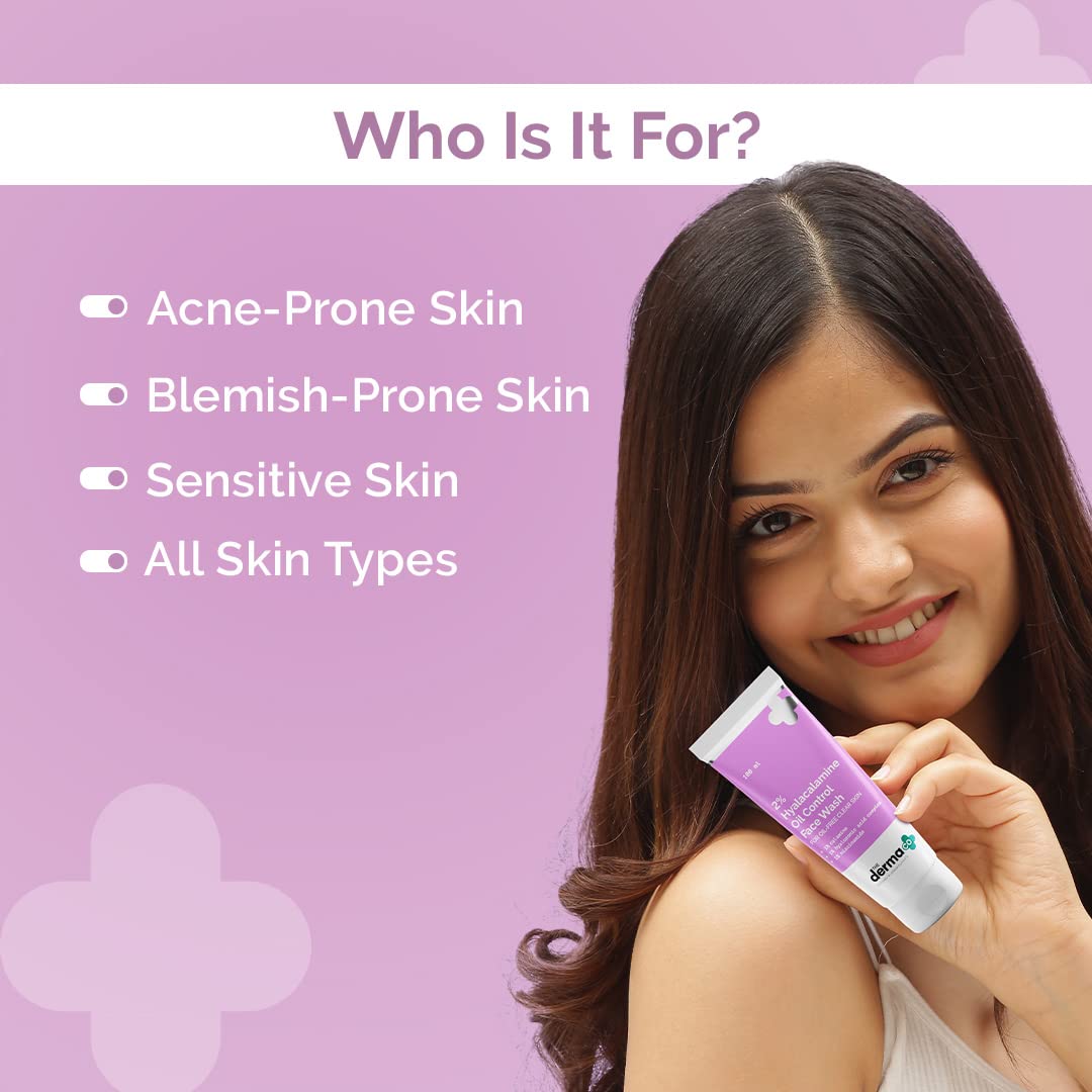 THE DERMA CO 2% هيلكالامين أويل كونترول فايس ووش 100 مل