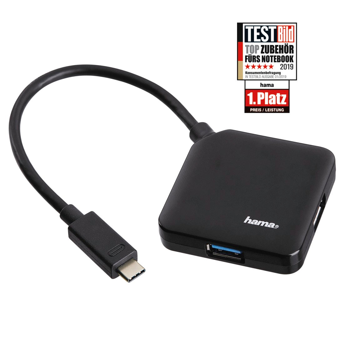 HAMA 135750 USB 3.1 TYPE-C HUB 1:4, BUS POWERED