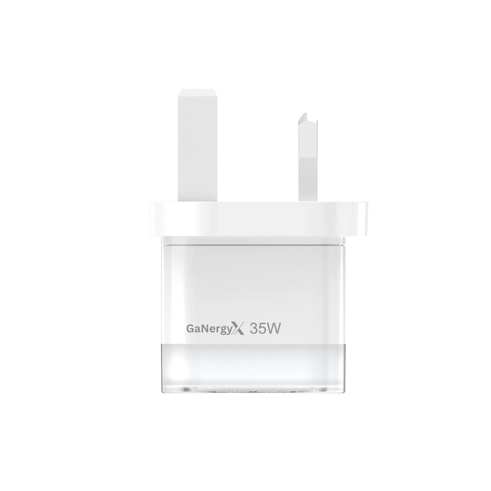 Infinyty VoltX GaN Wall Charger, USB-C & USB-A, White