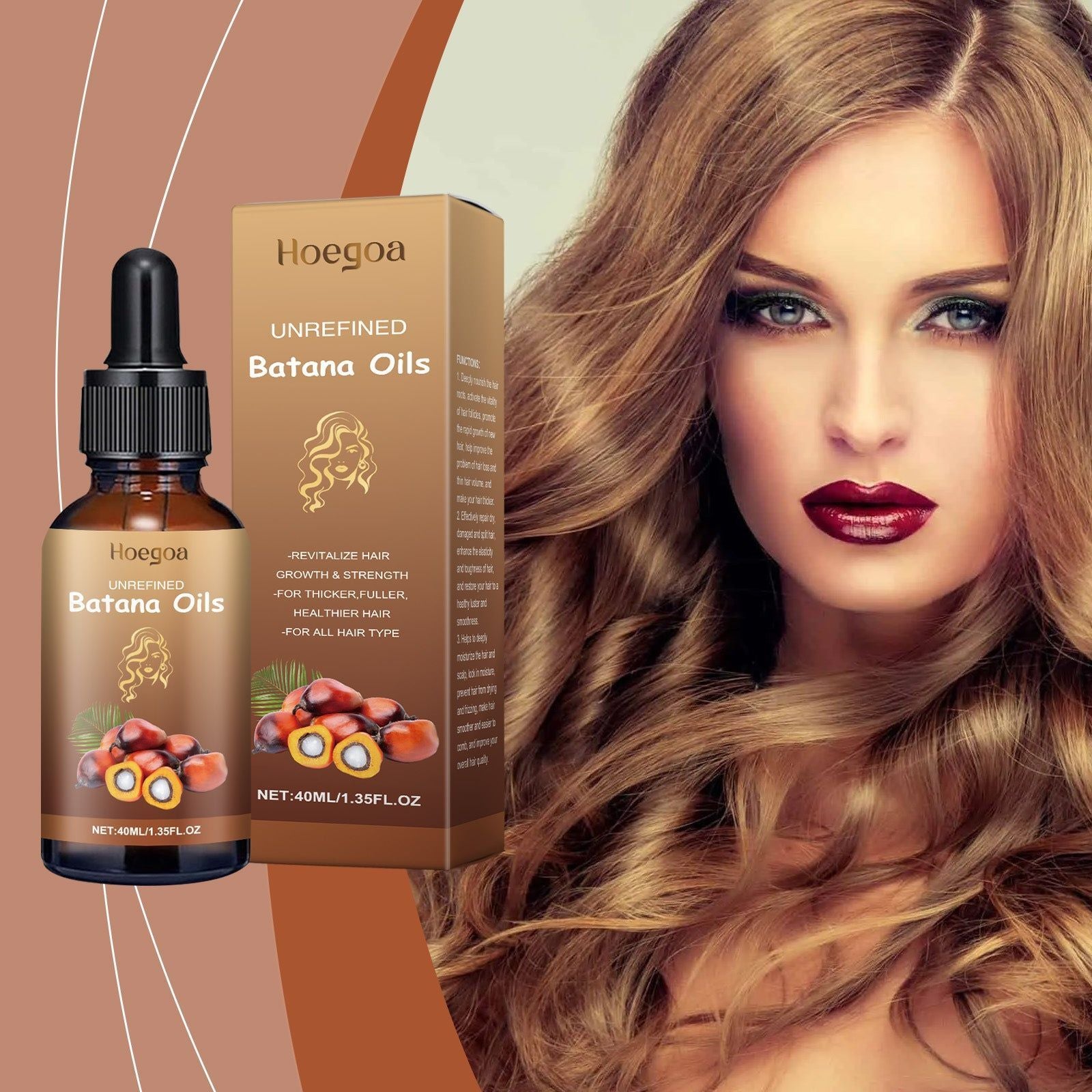 Batana Hair Care Oil, Hair Protection Oil for Strong, Shiny, Healthy Hair ,40ml