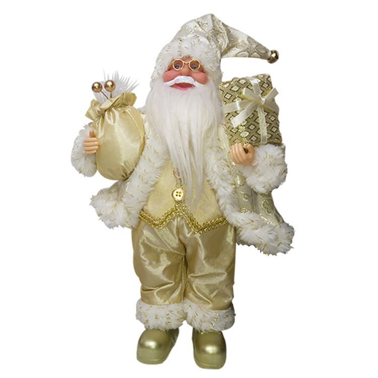 Santa Claus Figurine Doll Christmas Ornaments Home Decoration Child Gift Toy