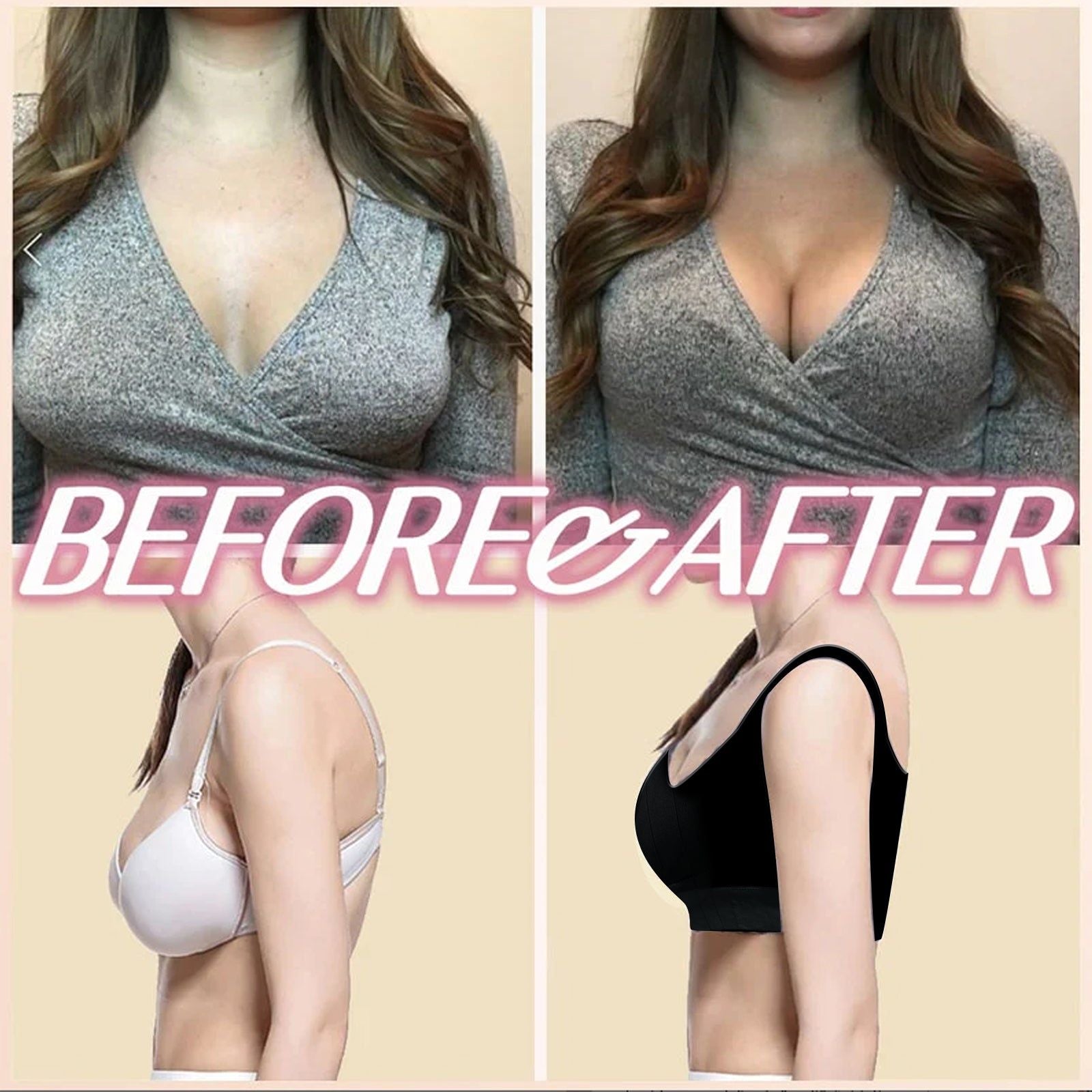 Chest Care Lift Bra, Tights, Volumizes, Tightens, Slimming, Comfortable ,1pcs