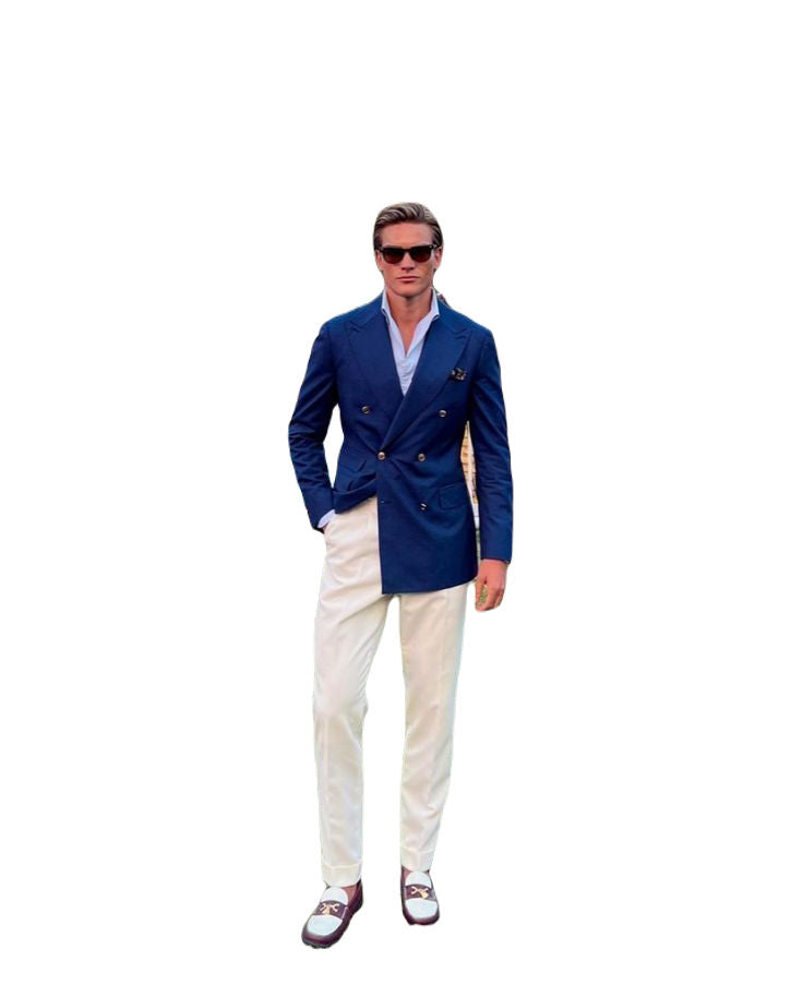 Designer Stylish Blue Party Wear Suit for Men wedding groom suit Gift For Him