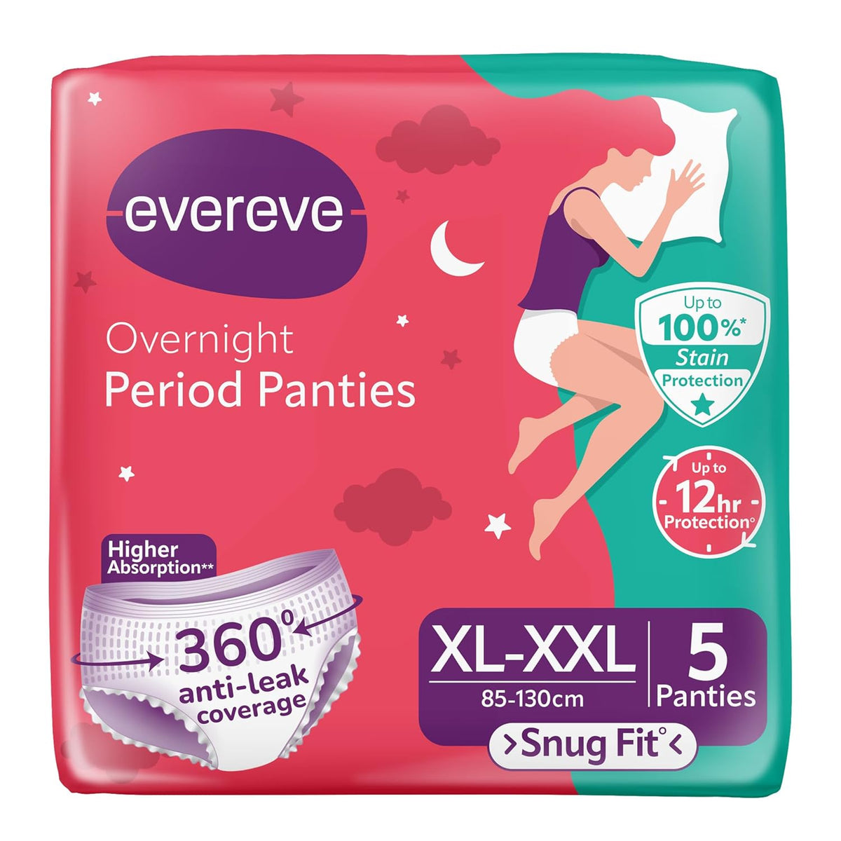 EverEve - Disposable Period Panties Size XL-XXL (Pack of 5)