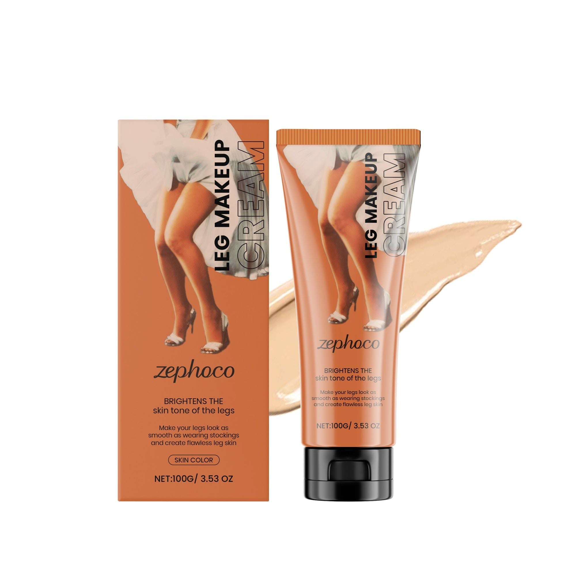 Brighten and Conceal Legs, Long-Lasting, Natural, Skin-Friendly Foundation ,100g