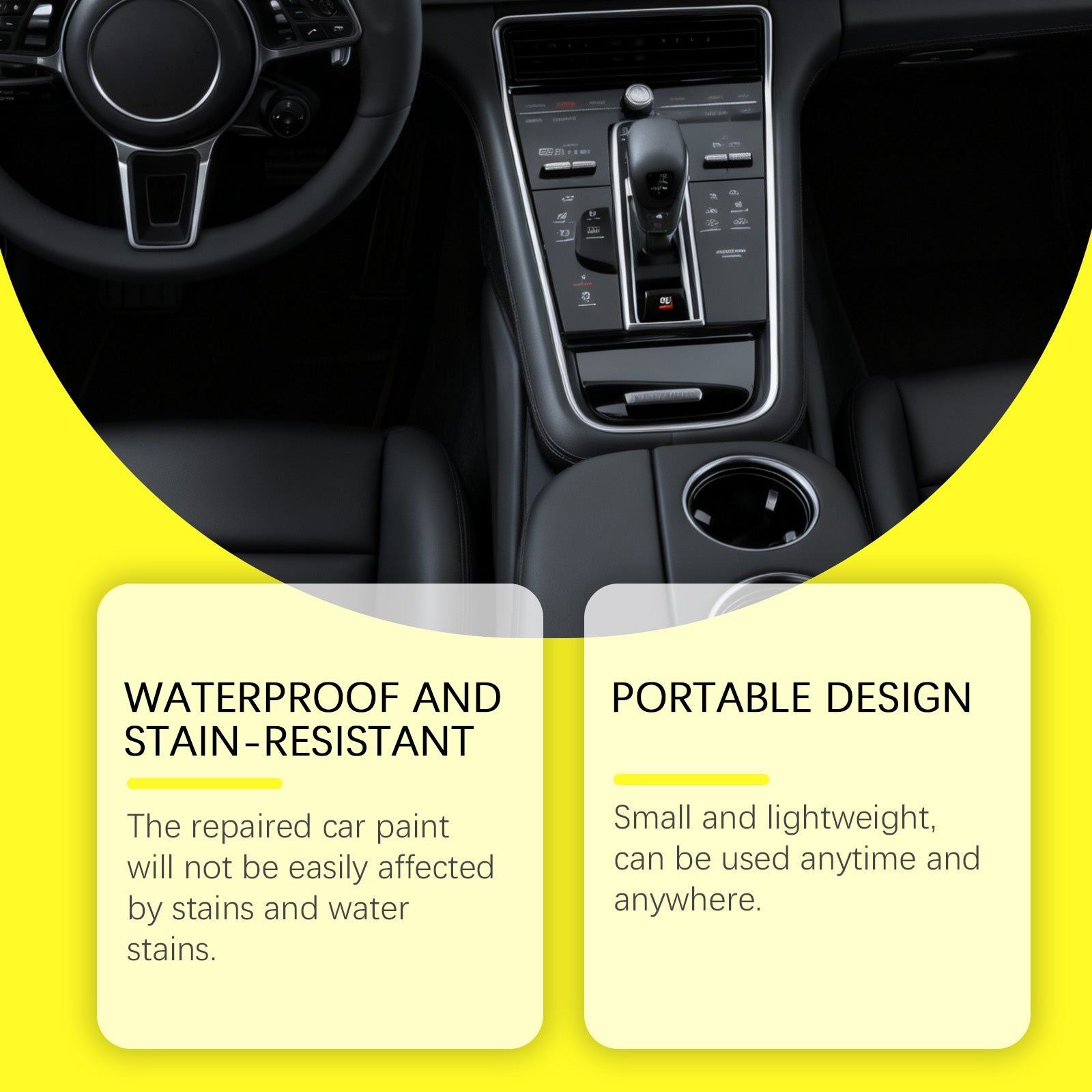 Car Touch-Up Pen, Easy Repaint, Scratch Repair, Body Refurbishment, Gloss Care ,1pcs