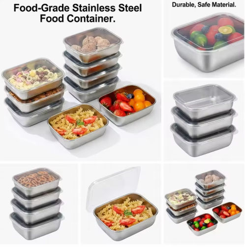 Stackable Stainless Steel Food Container