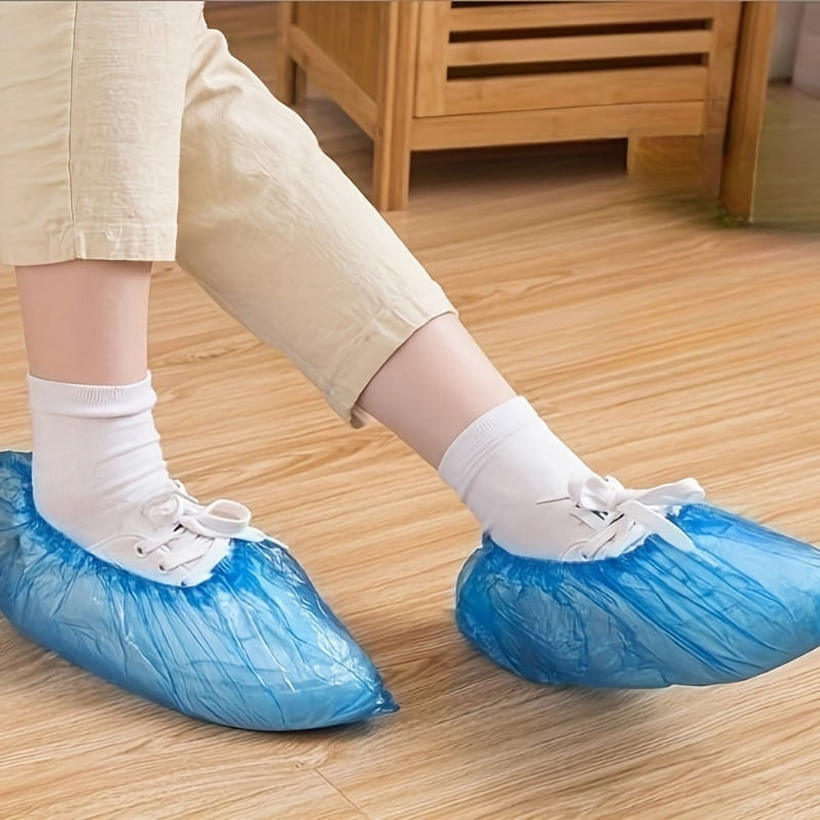 100pcs Disposable Shoe Covers Protective Shoe Covers Cleaning Hygiene Supplies