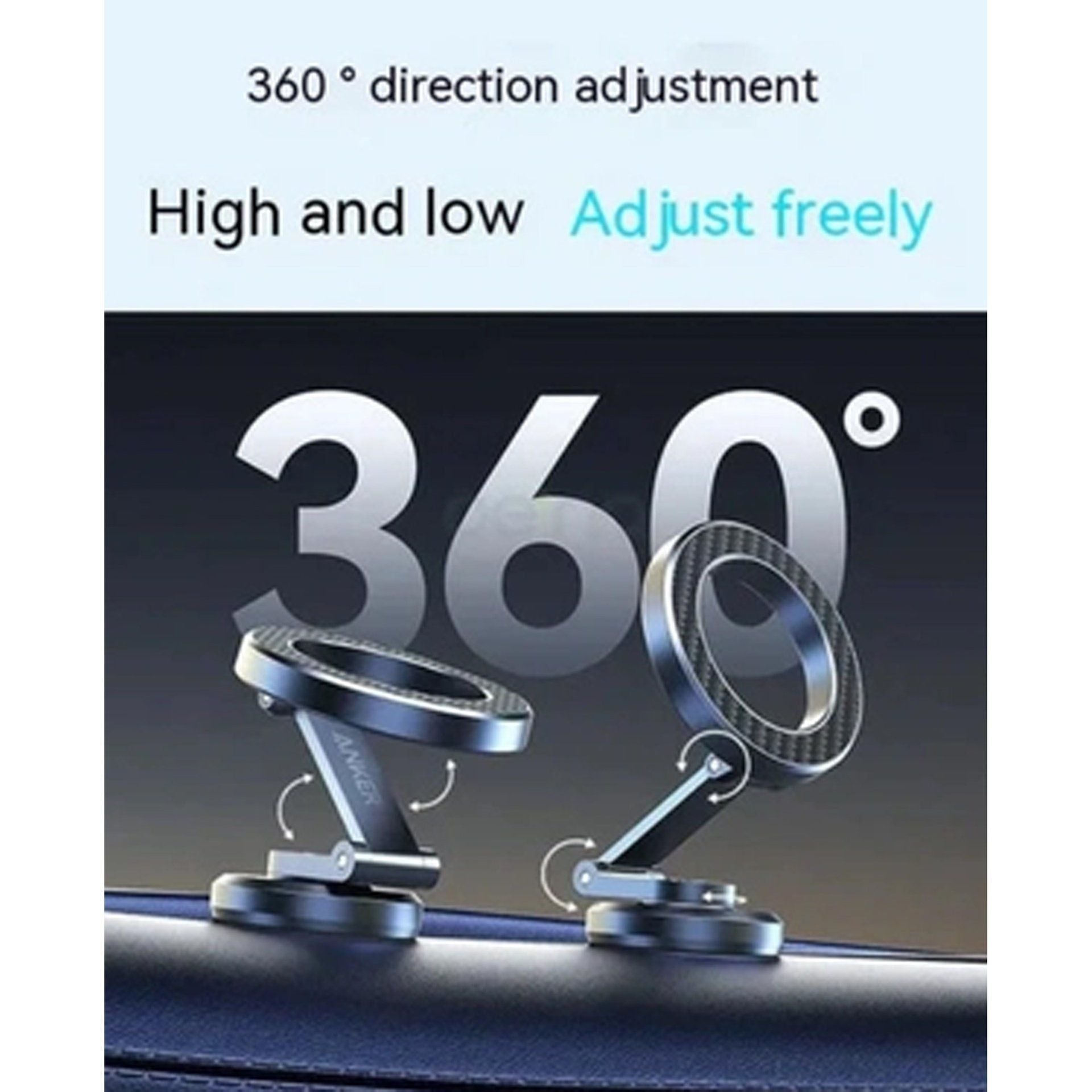 Anker Car Magnetic Bracket, Silver