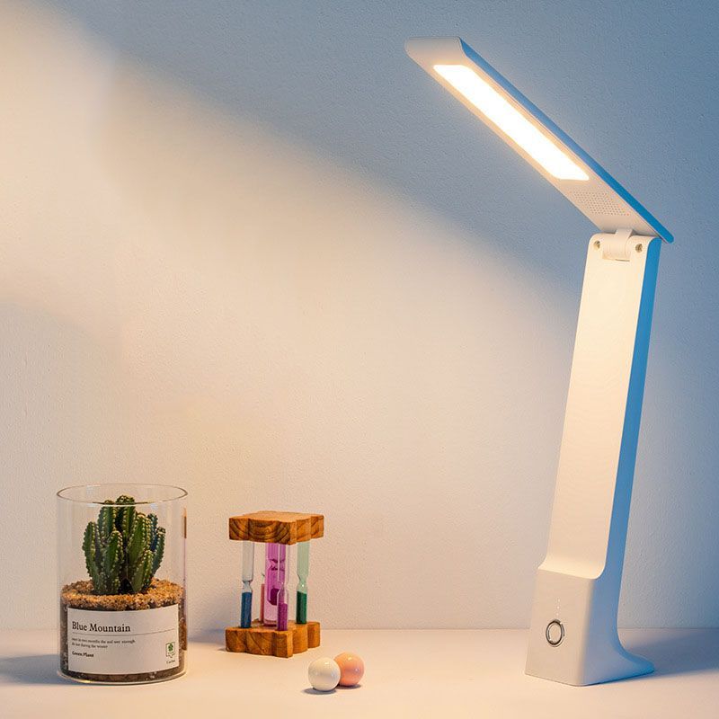 LED Table Lamp Foldable Dimmable Desk Lamp Rechargeable Touch Control Reading Light