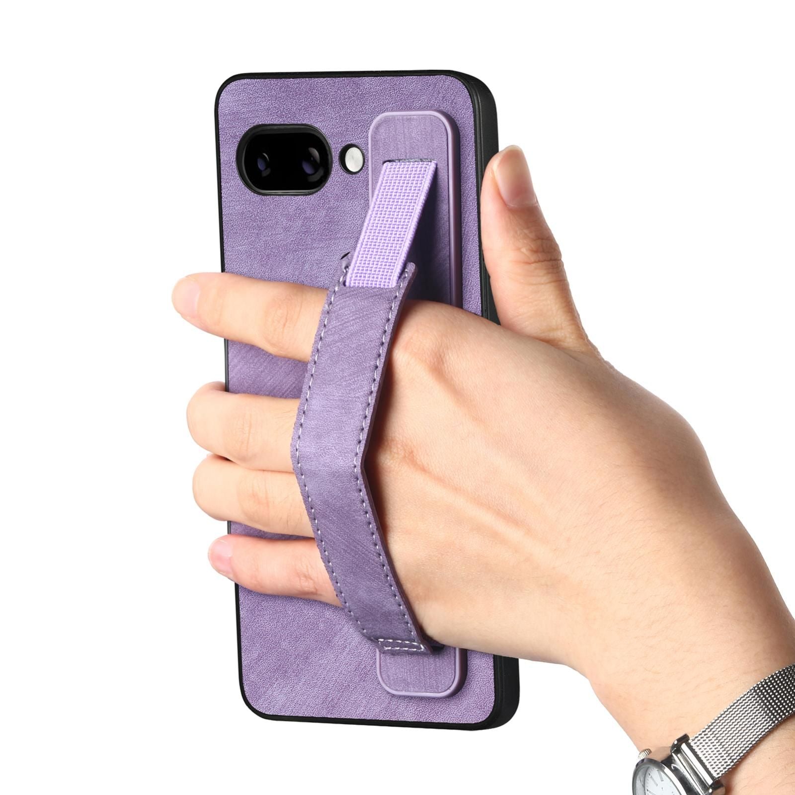 Retro Wristband Leather Case For Google Pixel 9a