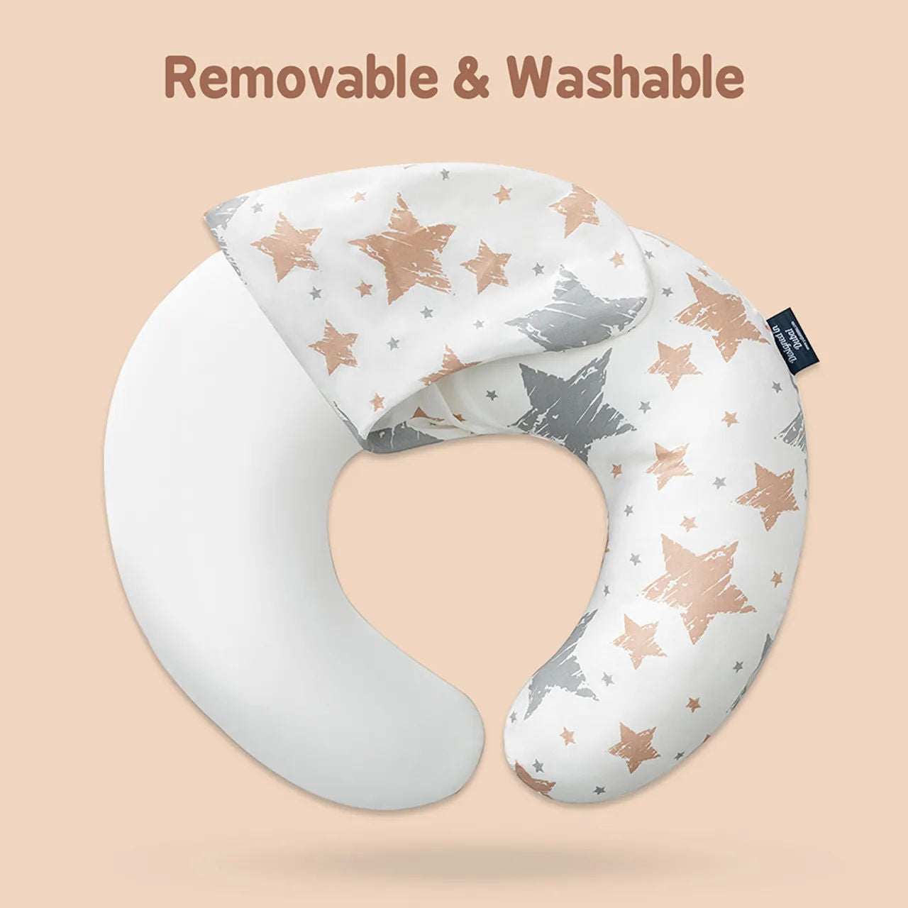 Little Story - Baby Nursing and Feeding Pillow - Stars