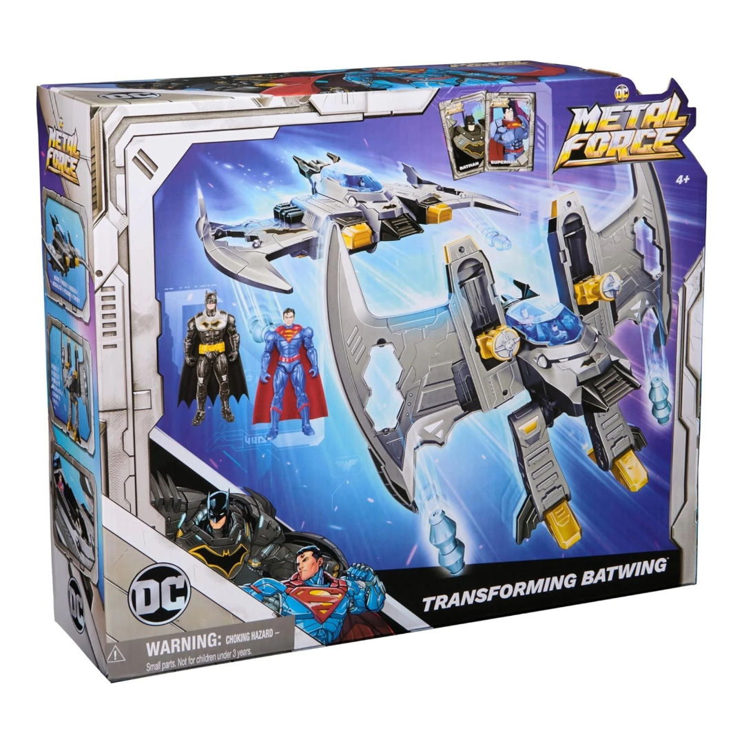 DC Metal Force Transforming Batwing Action Figures Set