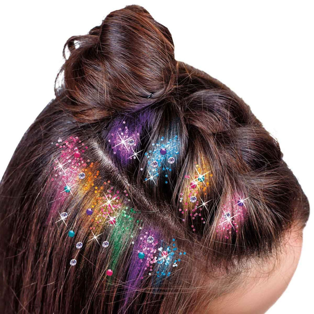 Cra-Z-Art Shimmer n Sparkle Deluxe Color FX Hair Extensions Studio Kit