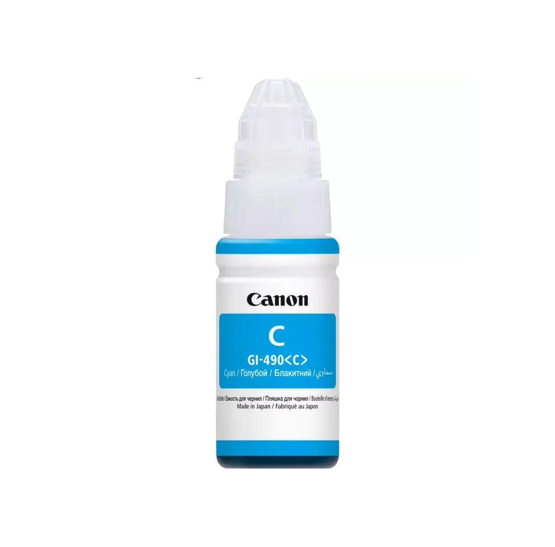 Canon Pixma 0663C001 GI-490 Genuine Ink Bottle Cartridge