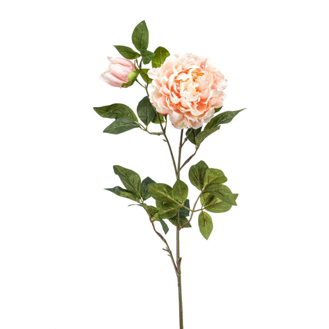 Peony Spray Artificial Flower