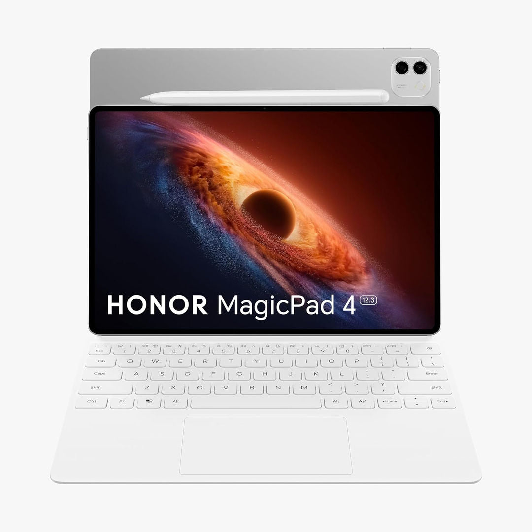 HONOR MagicPad 4 12.3Inch OLED 165Hz Tablet With Touch Keyboard & Magic Pencil – Snapdragon 8 Gen 5, 16GB+512GB, Grey