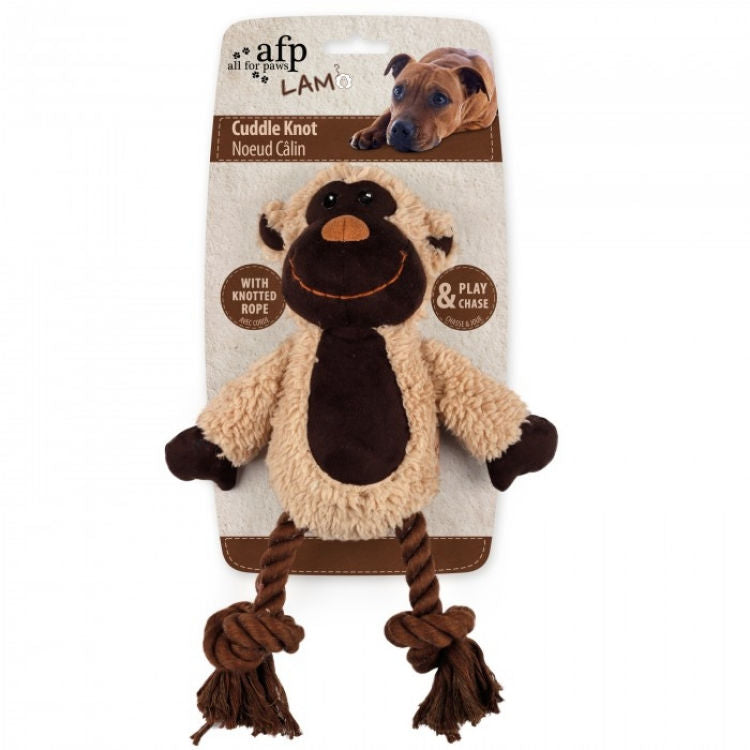 All For Paws Lambswool - Cuddle Knotted Rope Assorted - 3 pcs/pk