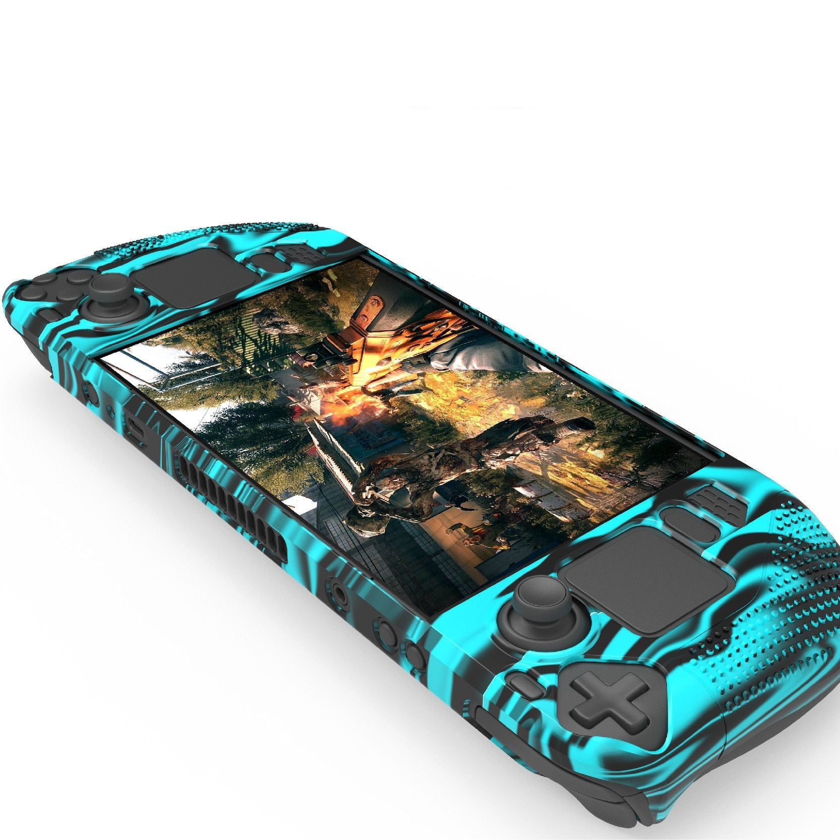 Silicone Game Console Case Anti Slip Protective Cover For Steam Deck