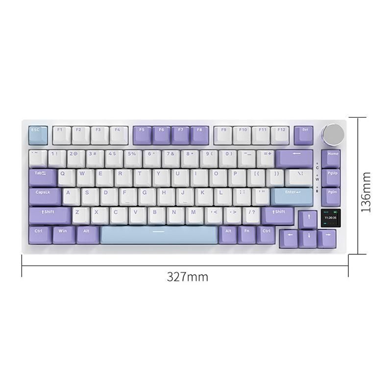 Ajazz AK820 Pro RGB Gaming Keyboard Gift Axis Purple