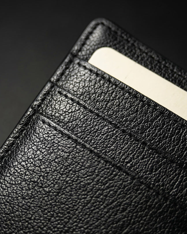 CLAREA Minimal Leather Card Holder 12x8 cm