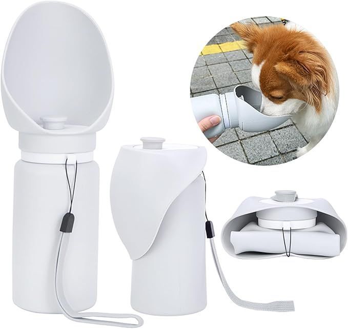 Dog Water Bottle Portable Pet Water Dispenser Leak Proof Travel Pet Drinking Bowl