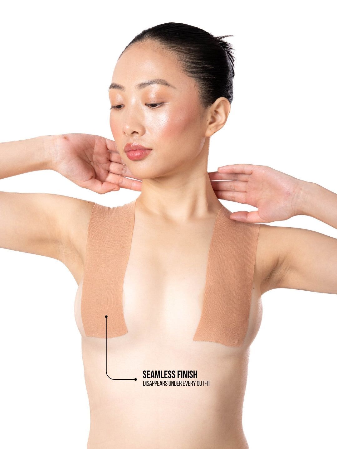 Body Tape Roll with 5 Pairs Nipple Pasties