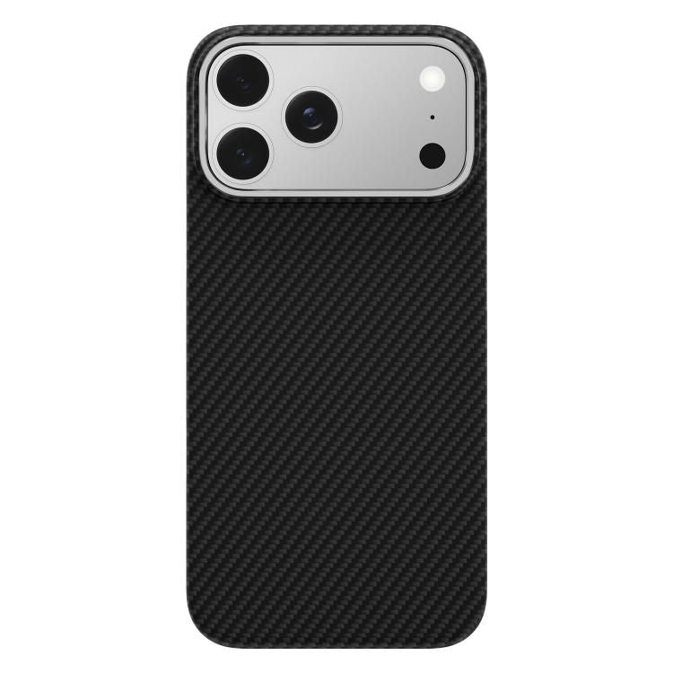 For iPhone 18 Pro Max / iPhone 17 Pro Max 600D Fine Grain Series Carbon Fiber MagSafe Phone Case