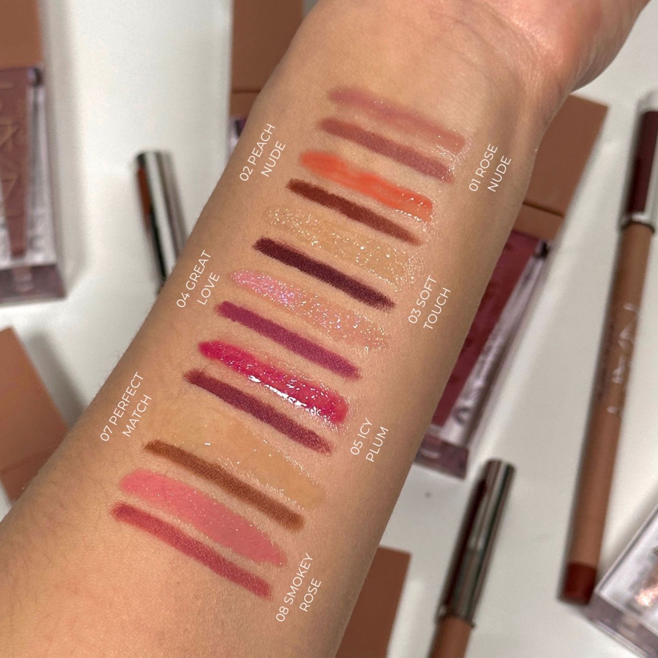 NAM Latex Liner Lip Pencil, Smooth, Long-Lasting Lip Liner with Matte Finish
