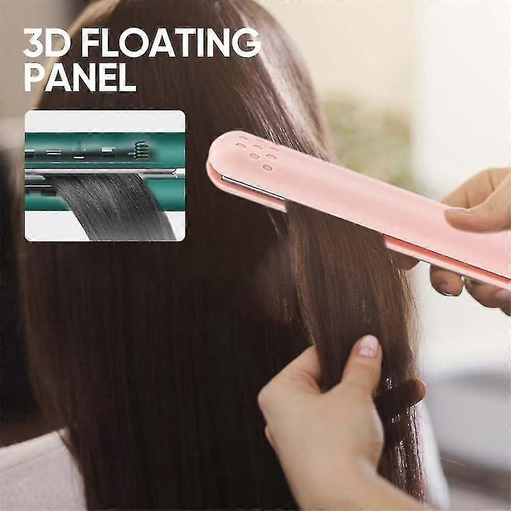 Mini Curling Iron With Dual Use, Durable Styling, 2-in-1 Mini Curler, Usb Rechargeable Small Curling Iron, For Short And Long Hair-green zxin