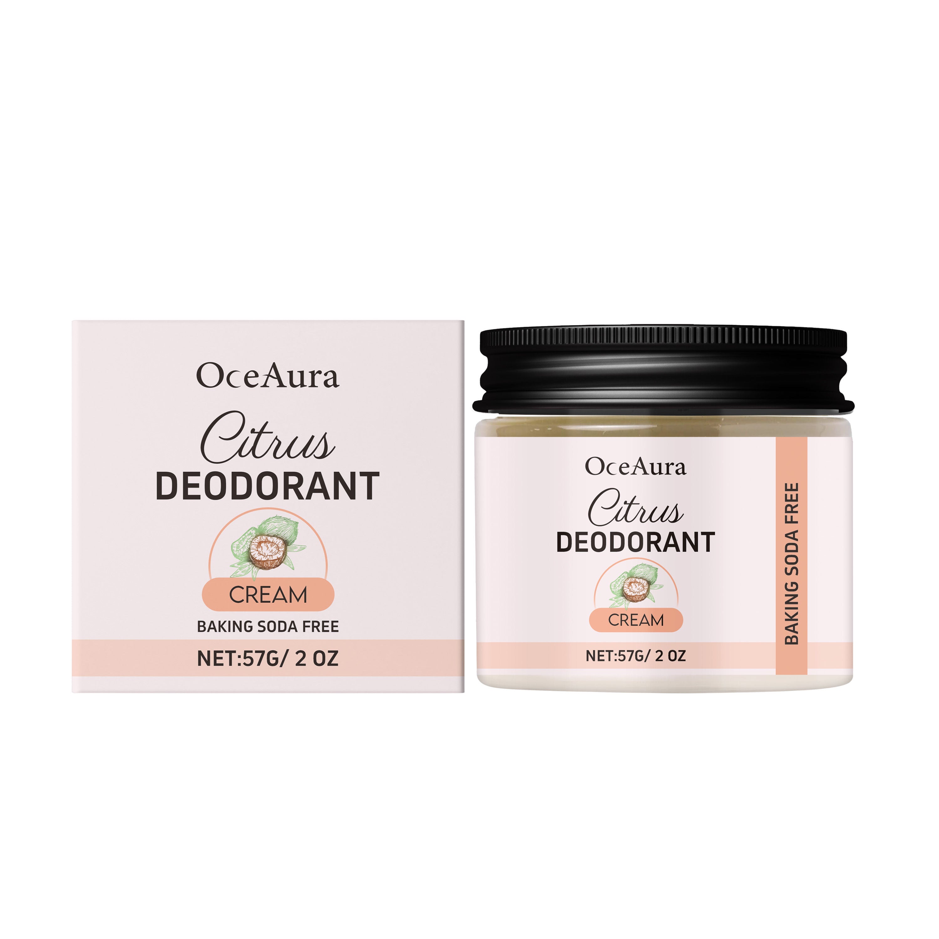 Citrus Body Care, Refreshing Hydrating Cream for All Skin Types, Deep Nourishment ,57g